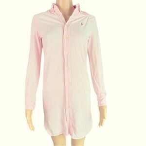 Ralph Lauren Pink Shirt Dress